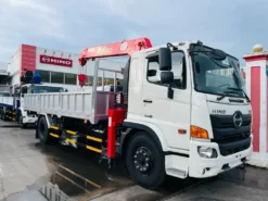 CẨU TỰ HÀNH 5 TẤN 5 KHÚC GẮN TRÊN XE HINO FG8JP8A 8 TẤN