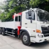 CẨU TỰ HÀNH 3 TẤN 4 KHÚC GẮN TRÊN XE HINO FL8JT8A 13 TẤN