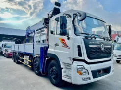 CẨU TỰ HÀNH 15 TẤN GẮN TRÊN XE DONGFENG 4 CHÂN