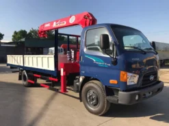 CẨU TỰ HÀNH 3 TẤN 5 KHÚC (375K) GẮN TRÊN XE HYUNDAI 110XL