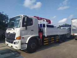 CẨU TỰ HÀNH 3 TẤN 3 KHÚC GẮN TRÊN XE HINO FL8JW8A